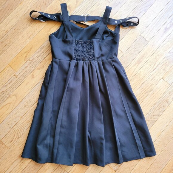 Dear My Love Buckle Belt Pleated Jumper Skirt Jirai Kei Medium Kawaii - Picture 11 of 16